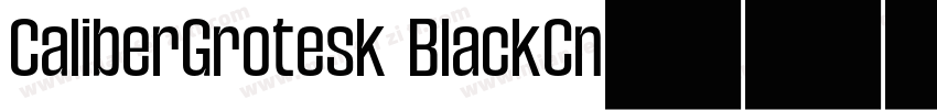 CaliberGrotesk BlackCn字体转换